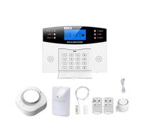 Tuya Smart Wireless Wired Wifi Di Allarme Antifurto Sicurezza Domestica Con Rilevatore Sensori Movimento For Porte Quadrante Automatico Semplice Sicuro(Kit F)