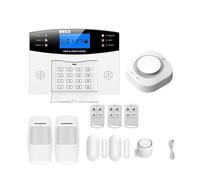 Tuya Smart Wireless Wired Wifi Di Allarme Antifurto Sicurezza Domestica Con Rilevatore Sensori Movimento For Porte Quadrante Automatico Semplice Sicuro(Kit N)