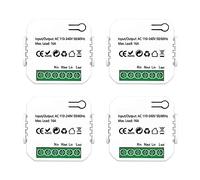 Tuya Smart ZigBee Socket Switch Module KWh Meter Energy Monitor Timer 16A Overload Protect(4 pieces)