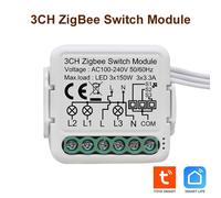 Tuya Switch Relè Smart Zigbee per Luci 1/2/3/4 Canali Compatibile Alexa Google