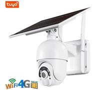 Tuya Telecamera Smart con sim 4G da 2MP Pannello Solare 6W PTZ Visione notturna