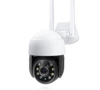 Tuya Telecamera WiFi Mini Impermeabile 5.0MP App controllo Alexa e Google