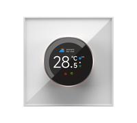 TUYA Termostato WiFi Intelligente Schermo da 1,32'' Nero/Bianco per Riscaldamento ad Acqua e Pavimento