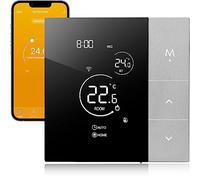 Tuya Termostato WiFi per Caldaia a Gas,Termostati Intelligenti Programmabili Digital del Pannello di Tocco Grande Schermo per Riscaldamento Pavimento Compatibile Con Alexa 3A TGP508