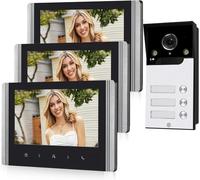 Tuya Videocitofono Wireless, 1080P per Esterni, Touch Screen Da 7 Pollici, Rilev