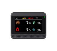 Tuya Wifi Carbon Monoxide Detector 4-in-1 Natural Gas&Temperature&Humidity&CO Detector Home Security Air Quality Monitor
