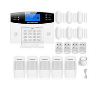 Tuya Wifi Di Allarme GSM Di Sicurezza Domestica Wireless Controllo Remoto Quadrante Automatico Sensore Porta PIR Sensore Sirena(Kit J)