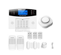 Tuya Wifi Di Allarme GSM Sicurezza Domestica Wireless Controllo Remoto Quadrante Automatico Sensore Porta PIR Sirena Semplice Sicuro(Kit I)