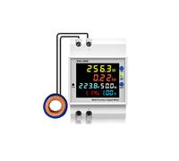Tuya WiFi Display Digitale Intelligente Misuratore di Elettricità Misuratore di Tensione e Corrente su Guida DIN Misuratore di Frequenza B