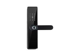 Tuya WiFi elettronico con APP biometrica da remoto/impronta digitale biometrica/sblocco tramite smart card/password/chiave(Double Tongue Lock)