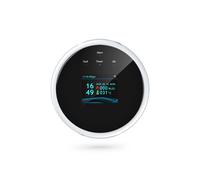 Tuya Wifi Gas Leak Detector Combustible Gas Alarm Color Screen Display Temperature for Kitchen Villa Warehouse