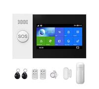 Tuya WiFi GSM Protezione Di Sicurezza Domestica Di Allarme Intelligente Touch Screen Antifurto Rilevatore Di Movimento Sensore For Porte E Finestre Telecamera IP(B)