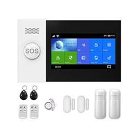 Tuya WiFi GSM Protezione Di Sicurezza Domestica Di Allarme Intelligente Touch Screen Antifurto Rilevatore Di Movimento Sensore For Porte E Finestre Telecamera IP(C)