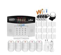 Tuya WiFi Home Alarm System System Smart GSM. Allarme di sicurezza 8 Lingue Porta Open Motion Detector App. Campanello incorporato sirena integrata(Option K)