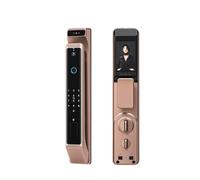 Tuya Wifi Serratura Elettronica Biometrica Con Impronta Digitale Intelligente Password Riconoscimento Facciale 3D Fotocamera Facile Alta Sicurezza(TT6068-Rose260 R)