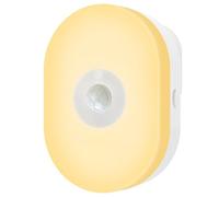 Tuya WiFi Smart Led Luce notturna Bianco caldo RGB Timer Light App Controllo vocale PIR Sensore di movimento Luce Plug In Lampada da parete Spina USA/Spina UE (Spina UE)