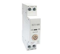 Tuya WiFi Smart Switch Circuit Breaker Misurazione 1P DIN Rail Power Misurazione dell'energia Monitor Interruttore di controllo remoto per Smart Home casa intelligente 63A (Type1)