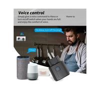 Tuya WiFi Socket EU Plug Power Meter Alexa Voice Control App Remote Control Timer, Overload Protection 16A