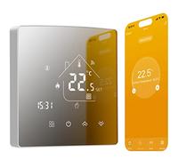 Tuya Wifi Termostato Intelligente Termostato Ambientale da Parete Termostato per Riscaldamento Dell'Acqua Programmabile Settimanale Compatibile con Alexa 3A TGR85WIFI-WP