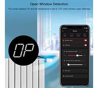 Tuya WiFi Valvole Termostatiche per Radiatore Termostato Wireless Intelligente per Radiatore con Display a LED Controllo App per di Riscaldamento Domestico Compatibile con Home