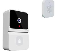 Tuya WiFi Video Videocamera Campanello Intelligente 450p Visione Notturna Audio A 2 Vie Cloud Storage Sicurezza Campanello Intelligente Campanello WiFi Interfono, White