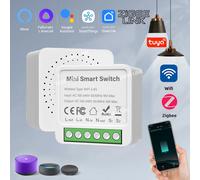 Tuya WiFi/Zigbee 3.0 Smart Switch Mini Interruttore Modulo FAI DA TE Temporizzatore Remoto Controllo Della Luce Senza Fili Funziona con Vita Intelligente Alexa Google