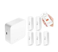 Tuya WiFi Zigbee Bluetooth Smart Home Alarm System Porta Open Sensor Hub Life App. Lavoro remoto Installazione rapida(H)