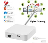 Tuya ZigBee 3.0 Smart Hub, ponte gateway LAN per il controllo remoto vocale dell'app, funziona con Alexa Google Home Assistant