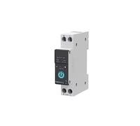 TUYA ZigBee Smart Circuit Breaker Misurazione Della Potenza 1P 63A Guida DIN For Smart Home Telecomando Senza Fili Smart Switch(Black with metering,ZigBee 25A)