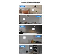 Tuya ZigBee Smart Switch 3 Gang Singolo Zero Fire Universale 86 Tipo A