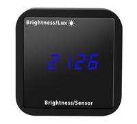 Tuya ZigBee WIFI Illuminometro Intelligente Sensore Di Umidità Della Temperatura Display A LED Controllo APP For Misuratore Lux Misurazione Ad Alta Precisione(Tuya WiFi)