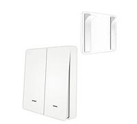 Tuya ZigBee Wireless 6 interruttori di scena meccanici a pressione a batteria, tramite app Smart Life Smart Home Automation Scenario per Smart Devices a 2 marce