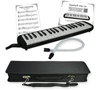 Tuyama® TMD-137A Melodica a 37 tasti, Borsa nera, Completa di tubo con beccuccio