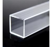 Tuyaux en acrylique, Tubo quadrato acrilico cavo lunghezza 200mm 300mm, tubo quadrato trasparente PMMA for stand espositivi 1 pz(26x30x300mm)