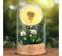 TUZELIYA Profumatore desiderio - Vero leone in vetro con catena luminosa a LED - regalo per donne fidanzate mamma - regalo per compleanno, matrimonio, San Valentino, festa della mamma - regalo per