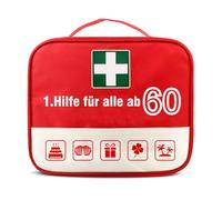 TUZELIYA Regalo originale per 60° compleanno, per uomini e donne, divertente 1° aiuto borsa per il 60° compleanno, 60° denaro, regalo di compleanno, regalo personalizzabile