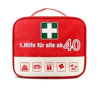 TUZELIYA Regalo per il 40° compleanno uomo donna - Borsa per primo soccorso per il 40° compleanno - Divertente regalo di compleanno per uomini e donne - Confezione regalo per 40° compleanno