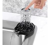 Tuzsocr Risciacquo Vetro Automatico per Lavello della Cucina,Pulitore della tazza,Lavastoviglie a Spruzzo ad Alta Pressione, Accessorio per Lavello da Bar,Per Uso Di Caffè Bar Casa