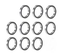 TUZUK 10 Pezzi Cuscinetti a Sfera Stagni 6704-2RS, 20x27x4 mm, Prelubrificati, Acciaio al Cromo, Doppia Tenuta in Gomma, Cuscinetti a Sfera Scanalati 6704RS