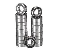 TUZUK 20 Pezzi Cuscinetti a Sfera Stagni 689-2RS, 9x17x5 mm, Prelubrificati, Acciaio al Cromo, Doppia Tenuta in Gomma, Cuscinetti a Sfera Scanalati 689 RS