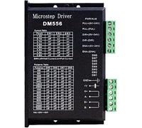 TUZUK Driver per motore passo-passo digitale CNC DM556 Controller per motore passo-passo Driver per motore passo-passo a 2 fasi 20-50 V CC Max 5,6 A 128 divisioni per motore passo-passo Nema 23/24/34