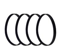 TUZUK GT2 Cinghia dentata ad anello chiuso in gomma 2GT 6mm Parti per stampanti 3D Parte per cinghie sincrone da 1.140 mm - (4 pezzi)