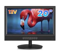 TV 19 Pollici ,Sintonizzatore Digitale dvb-t2 hevc H.265,Con ingressi ,HDMI,USB,RCA,VGA, TV a 12 volt per cucina, camper, camera da letto