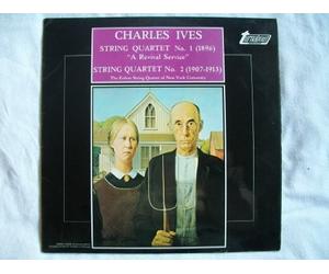 TV 4156 KOHON STRING QUARTET NEW YORK UNIVERSITY Charles Ives 1/2 LP