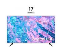 Samsung Series 7 TV UE50CU7170UXZT Crystal UHD 4K, Smart TV 50" Processore Crystal 4K, OTS Lite, Black 2023