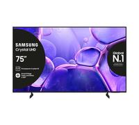 Samsung Crystal UHD 75" UE75U8000FUXZT 4K, Processore Crystal 4K, HDR, Smart Experience, OTS Lite & Adaptive Sound, Metal Stream Design, Smart TV, 2025