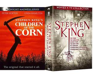 TV 8 Kings Horror Film Collection Stephen The Dead Zone/Pet Semetary/Silver Bullet / Graveyard Shift / Children of the Corn / Stand / Langoliers / Golden Years DVD Movie Chilling Master of Suspense