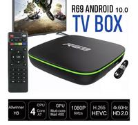 TV BOX Android 10.0 4K FULL HD 1080P 4GB 64GB RAM Smart Decoder WIFI