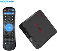 TV BOX N5 NOVA Android 9.0 RK3318 4G 32G/64G Rom 2.4+5G Dual WiFi Bluetooth4.0 Smart Box 4K Set Top con Air Mouse nero_4 + 32GB Repubblica Britannica