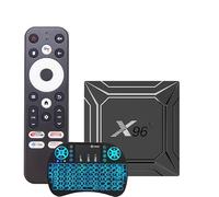 TV Box X96 M200 Android 14.0, CPU S905X5M, 4 GB di RAM, 32 GB di ROM, WiFi 6, 1000 Mbps, Bluetooth 5.4, USB 3.0, compatibile con H.265, 4K, 60 Fps, AV1, 4K, HDR, 4GB+64GB